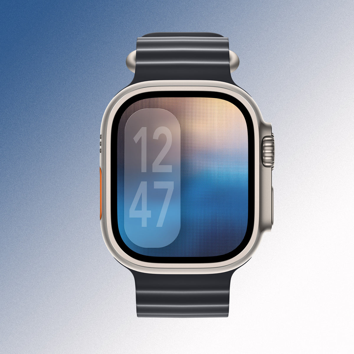 Minimal Blue – Apple Watch Wallpaper