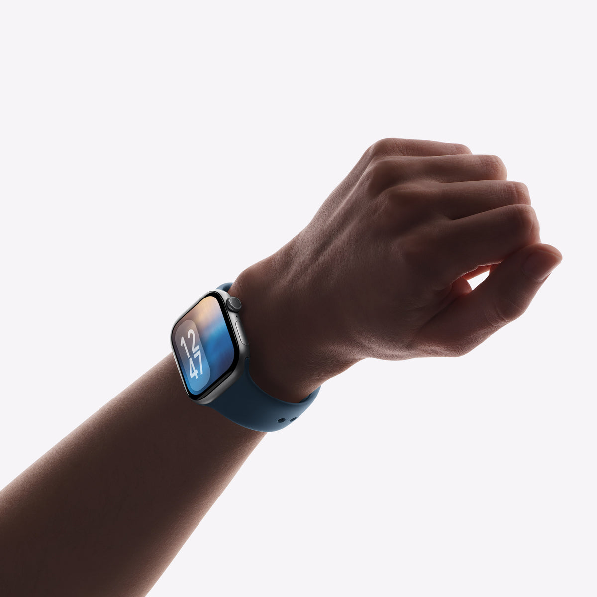 Minimal Blue – Apple Watch Wallpaper