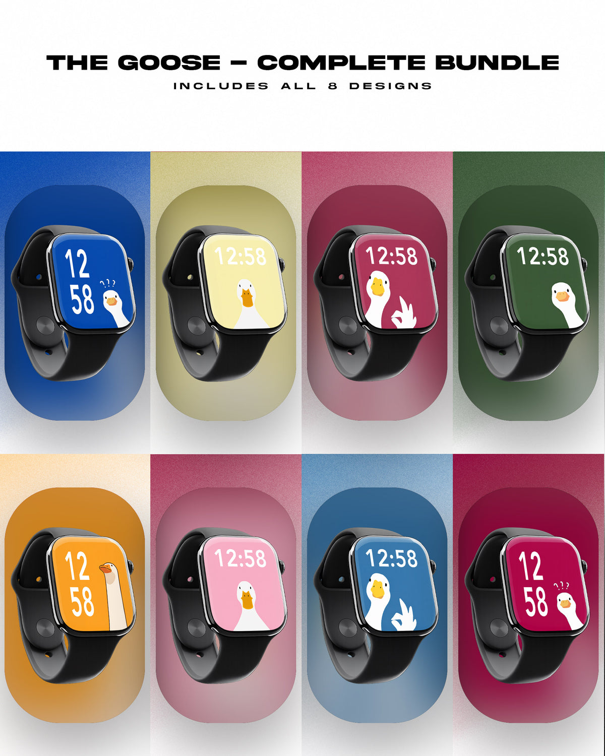 THE GOOSE BUNDLE – Apple Watch Wallpaper Collection