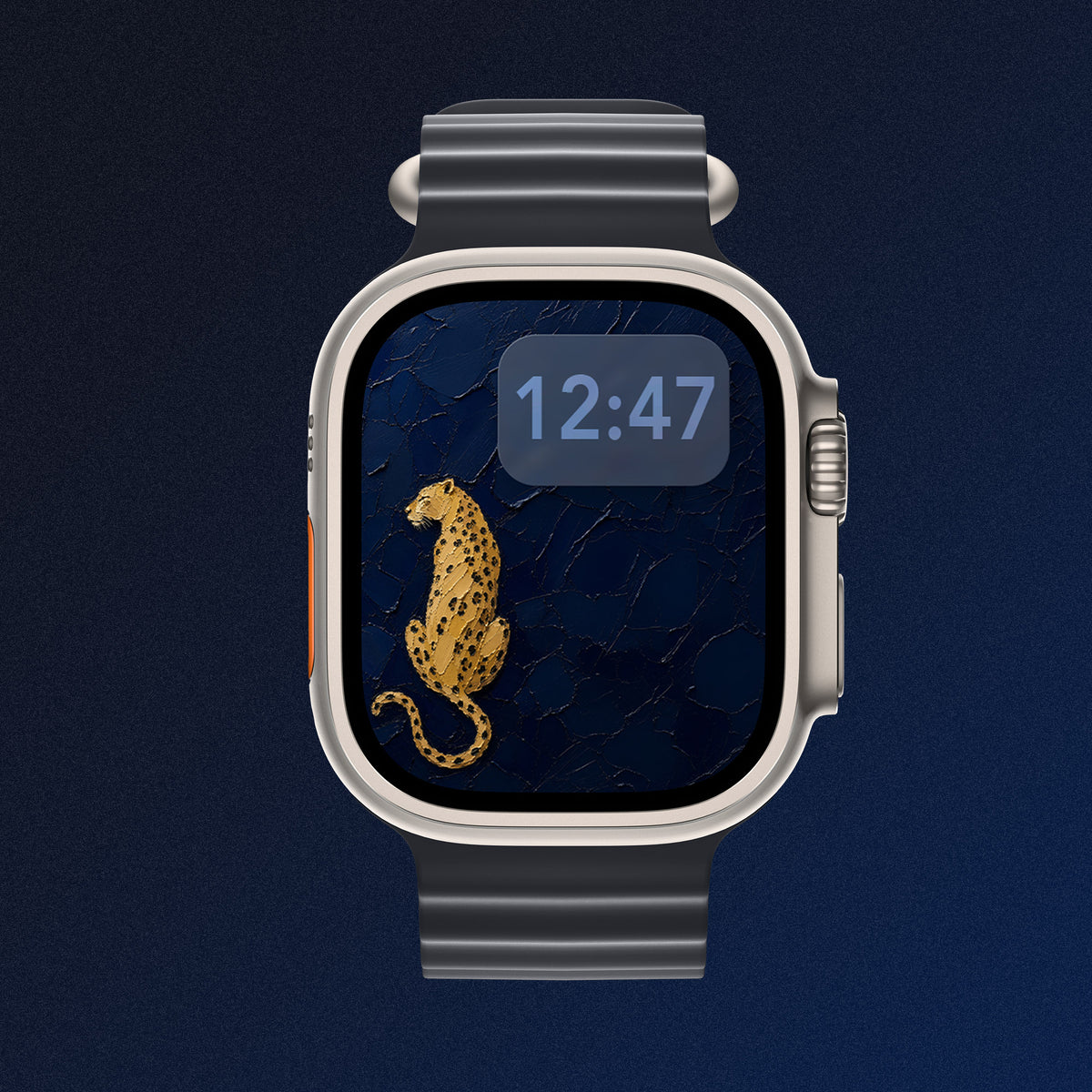 GOLDEN LEOPARD – Apple Watch Wallpaper