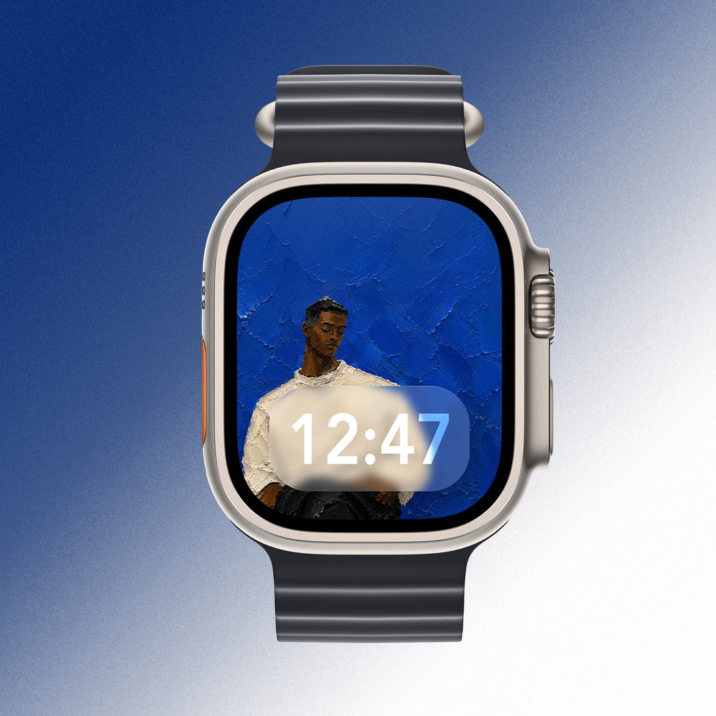 BLUE SOLITUDE – Apple Watch Wallpaper