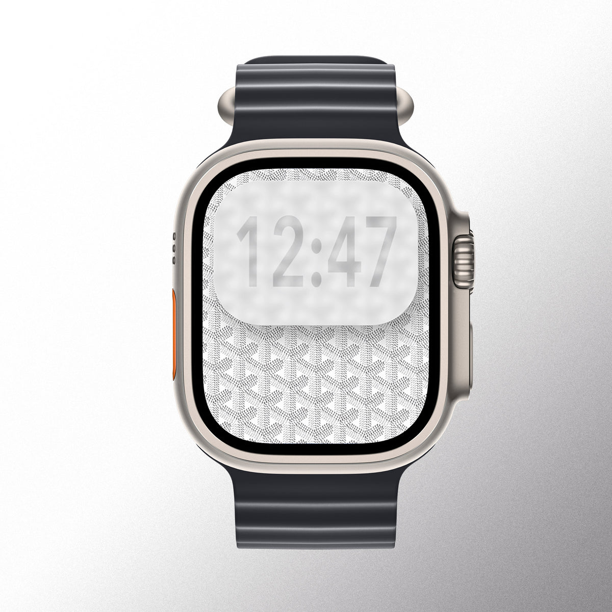 Grey Monogram – Apple Watch Wallpaper