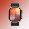 Minimal Orange – Apple Watch Wallpaper