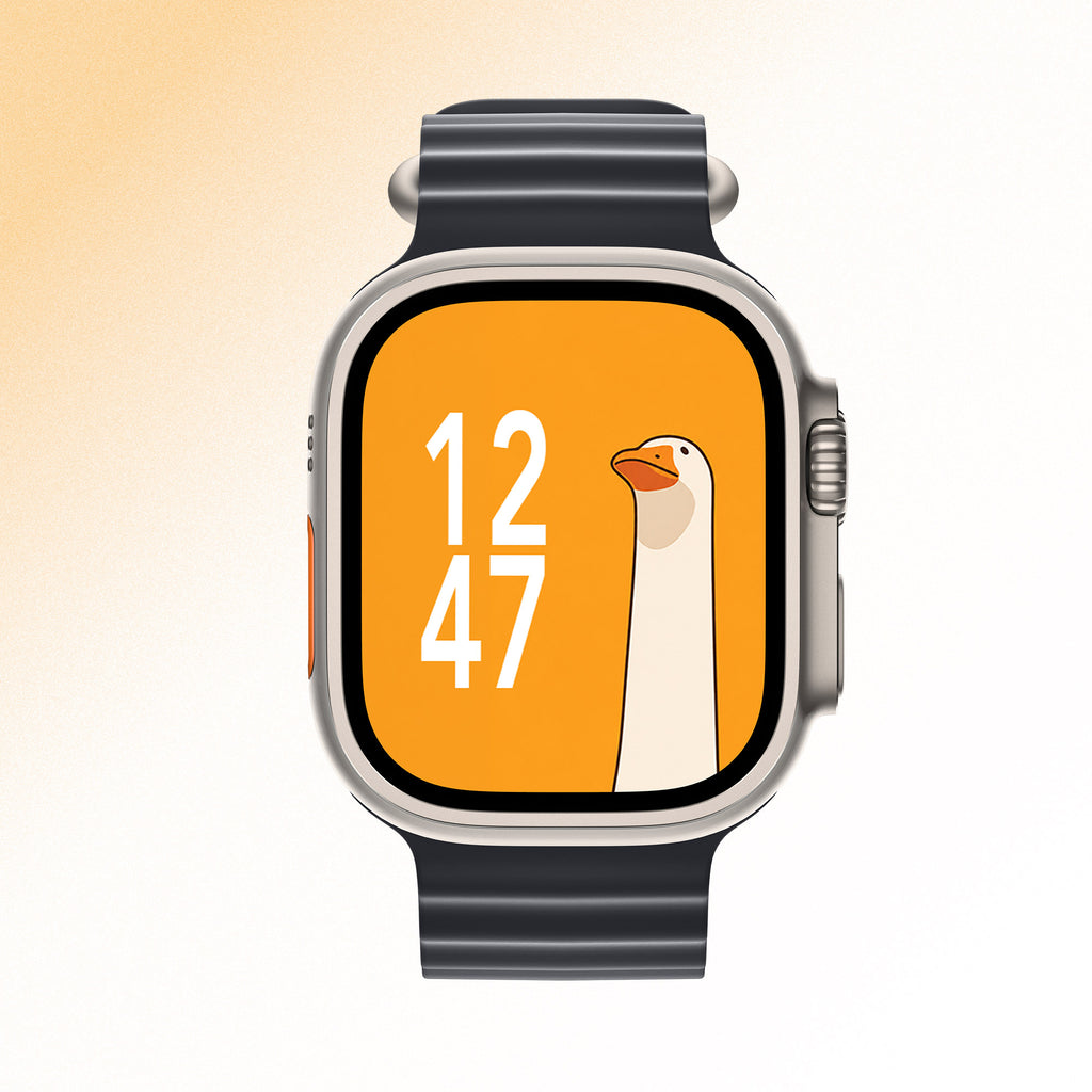 GOOSE TANGERINE – Apple Watch Wallpaper