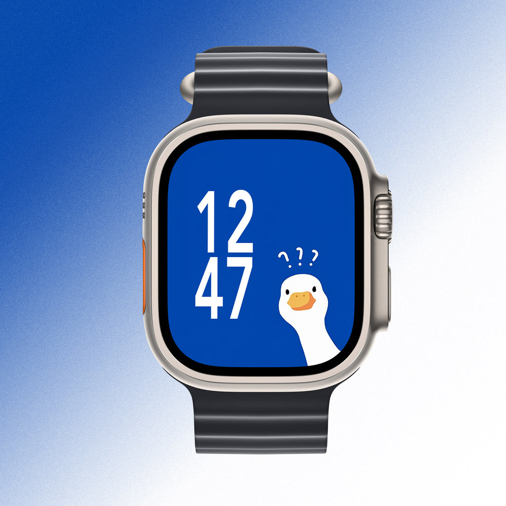 GOOSE COBALT – Apple Watch Wallpaper