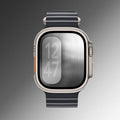Minimal Silver – Apple Watch Wallpaper