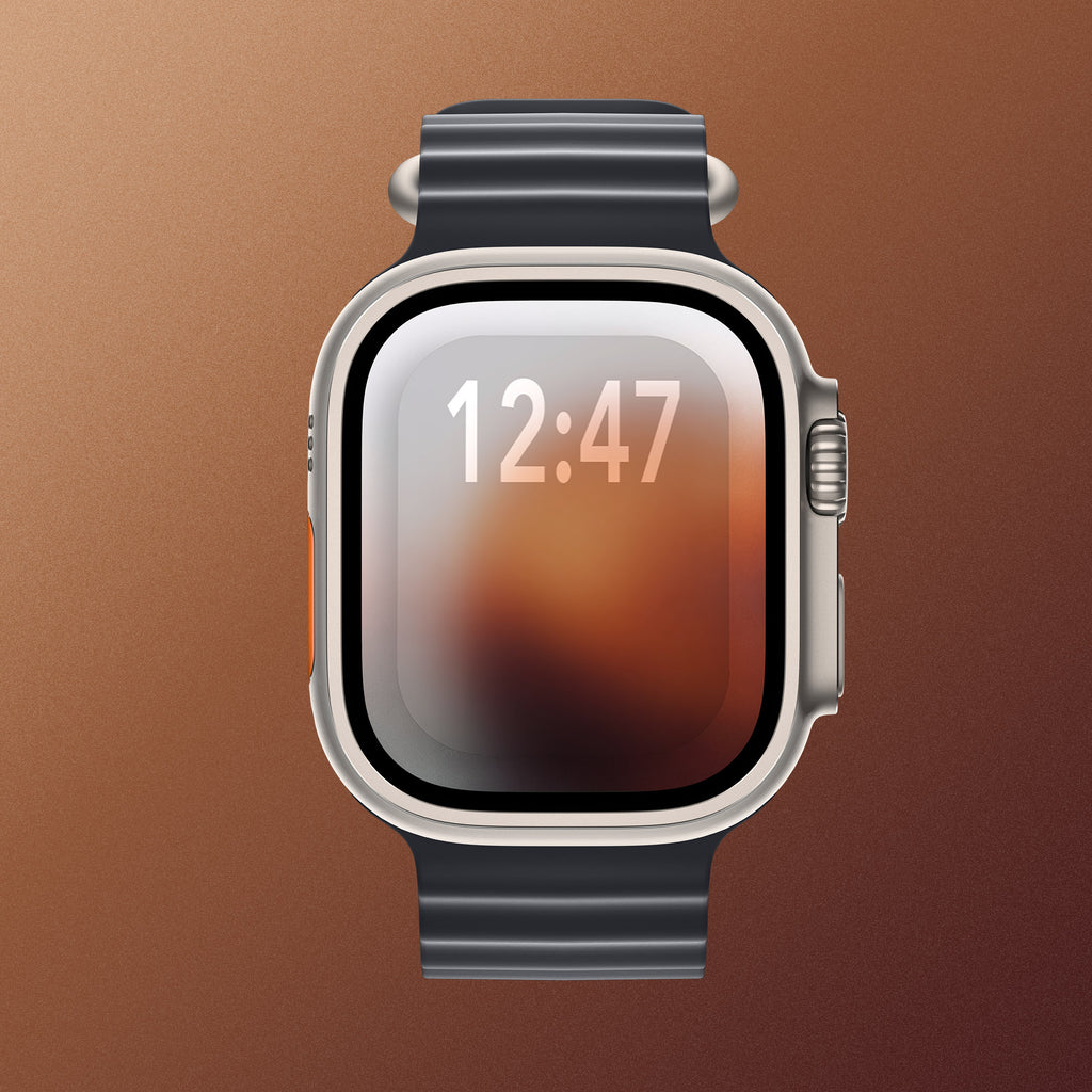 Minimal Orange II – Apple Watch Wallpaper