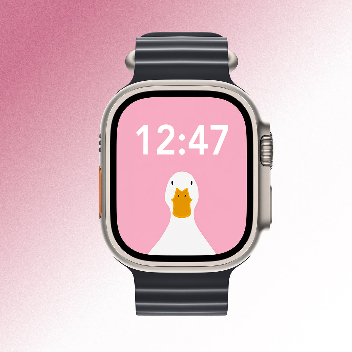 GOOSE BLUSH – Apple Watch Wallpaper