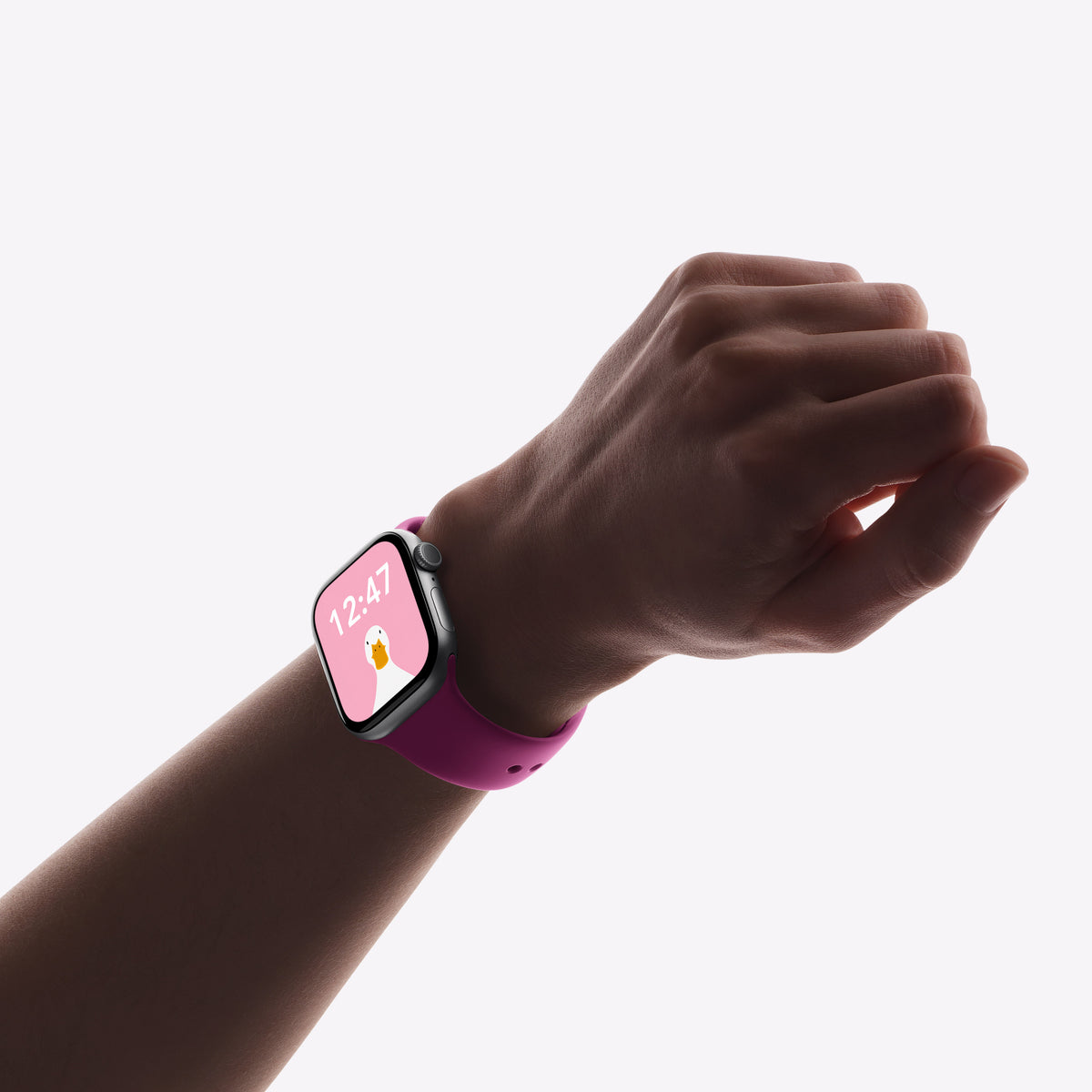 GOOSE BLUSH – Apple Watch Wallpaper