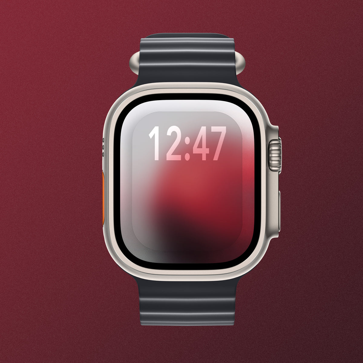 Minimal Red II – Apple Watch Wallpaper