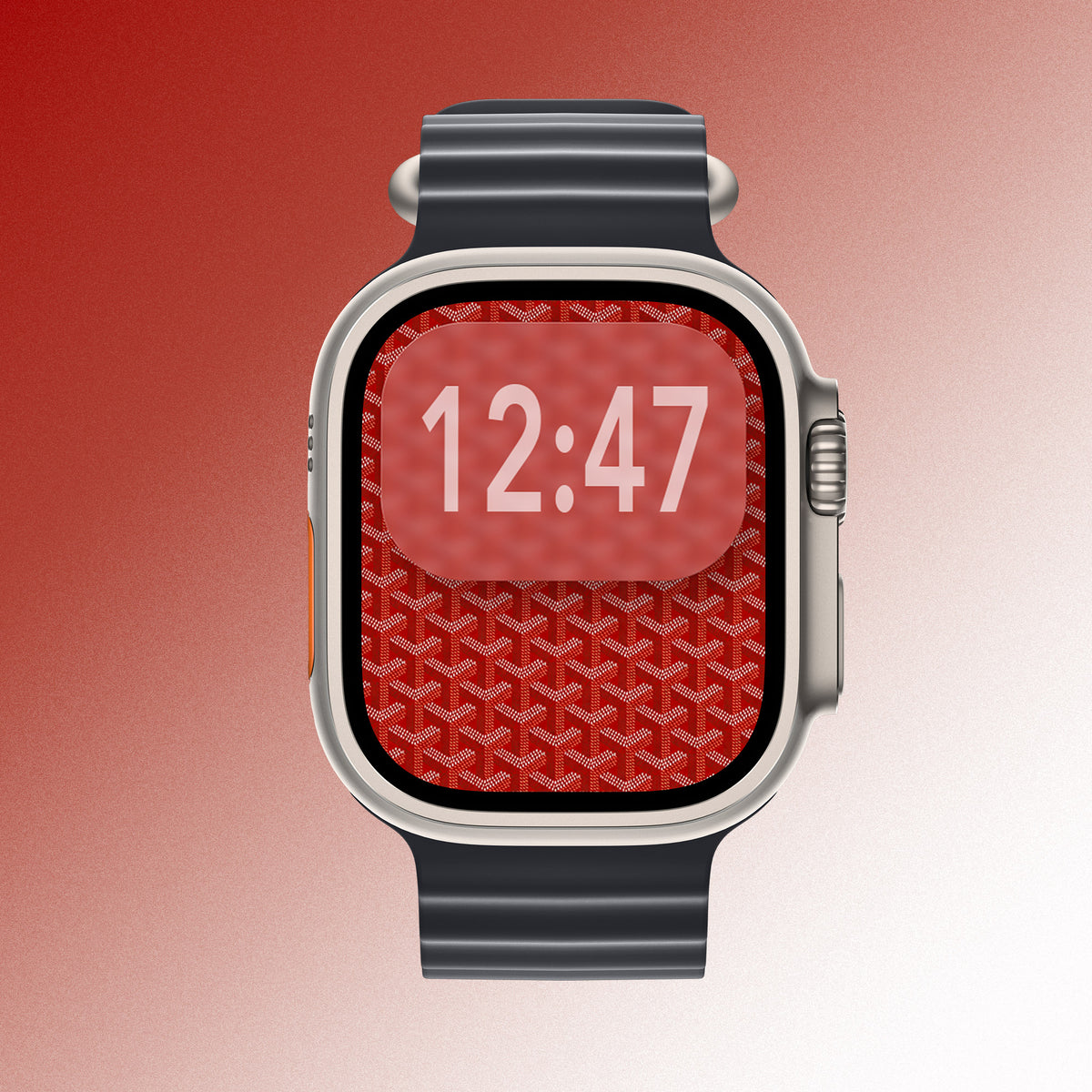 Red Monogram – Apple Watch Wallpaper